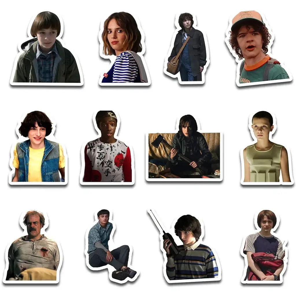 Стікерпак набір наклейок G-Toys Stranger Things 45 шт. (SP ST 01) - фото 3