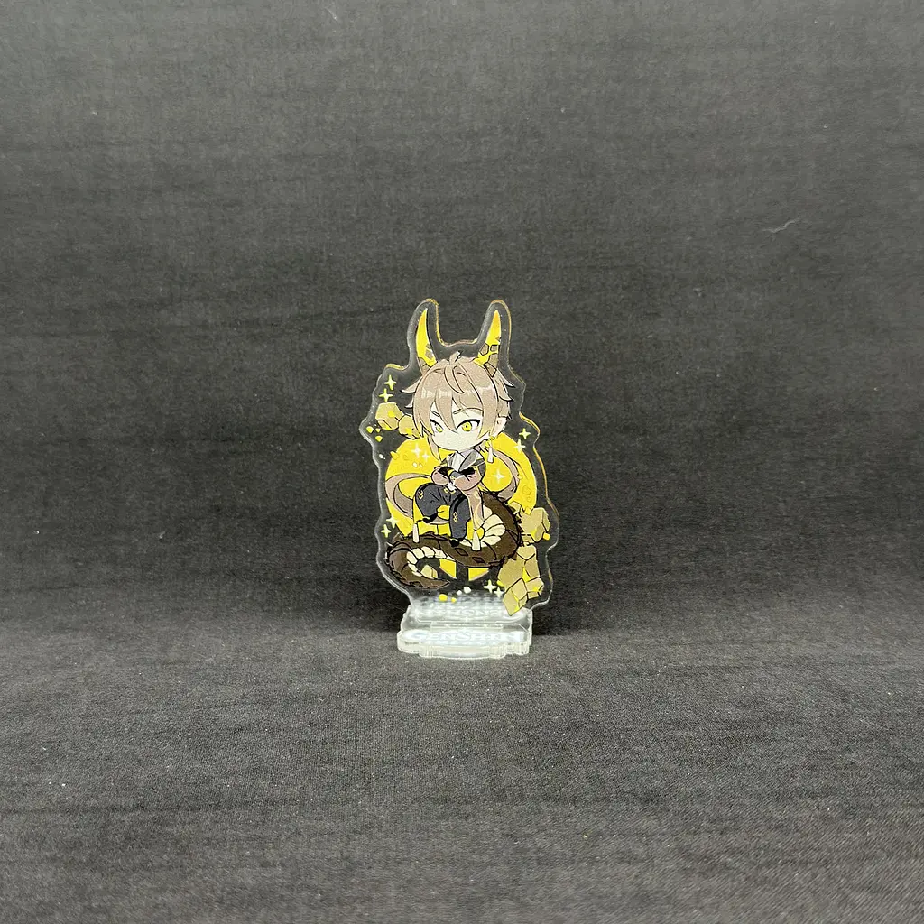 Акрилова колекційна фігурка Геншин Імпакт - Genshin Impact Chibi Чжун Лі (Zhongli) 1 10 см