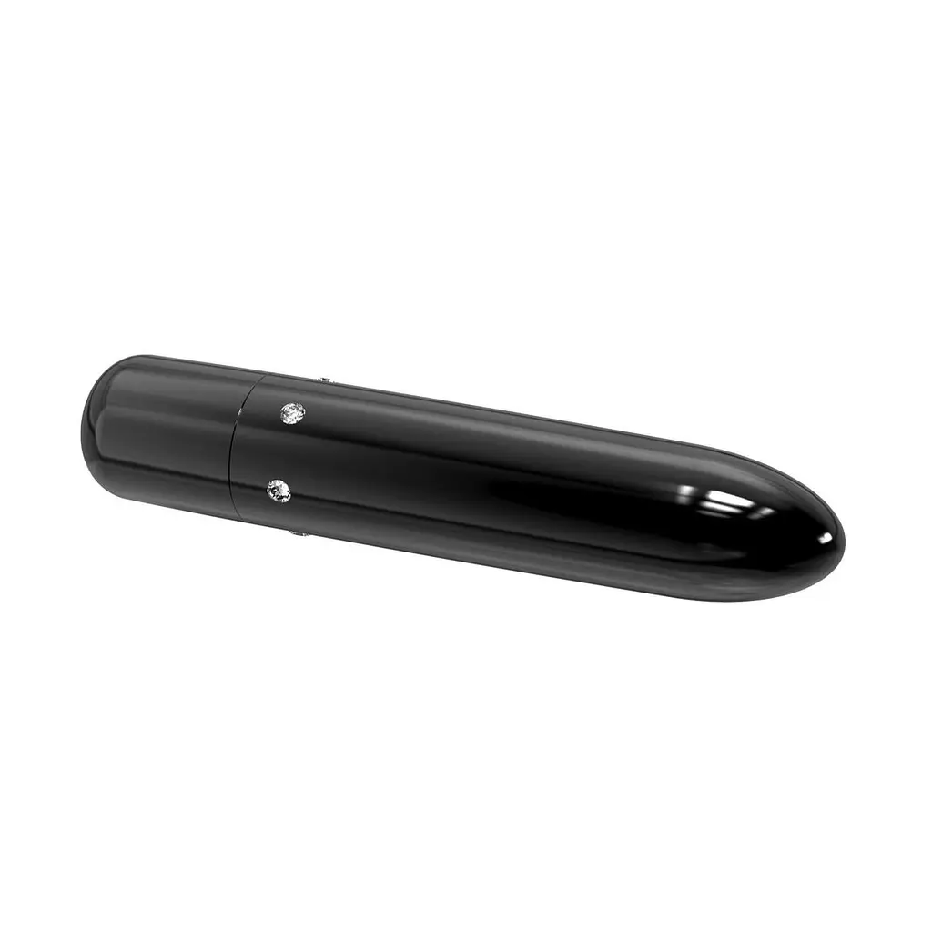 Віброкуля PowerBullet Pretty Point Rechargeable Bullet Black, потужний точковий вібратор з загостреним кінчиком на акумулятор - фото 3