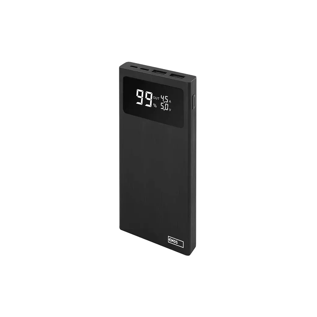 Батарея універсальна EMOS 10000mAh BETAQ 10, 22.5W, black (B0531B) - фото 2
