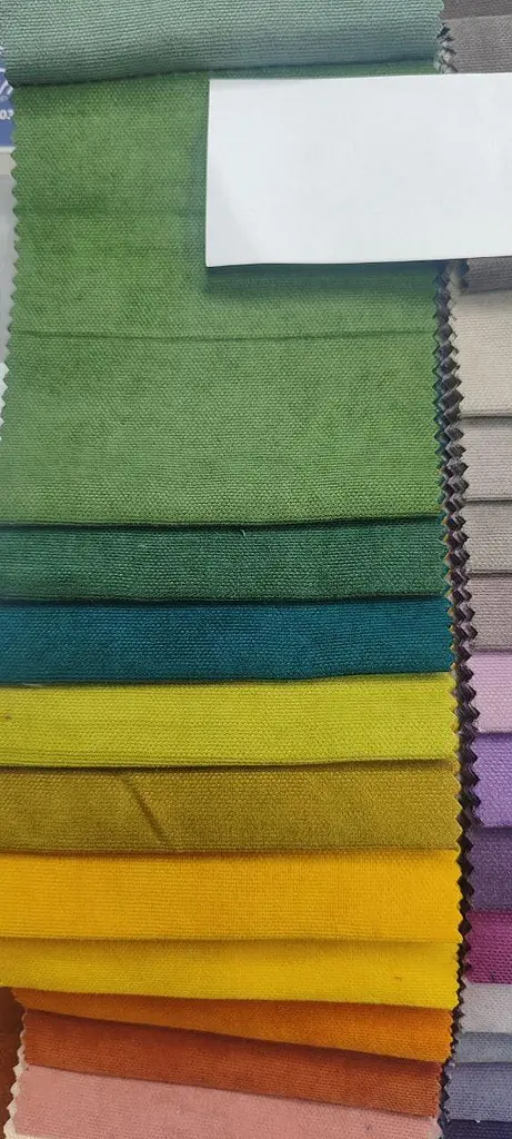Комплект штор мікровелюр оливковий 2 шт 150х260 - фото 5