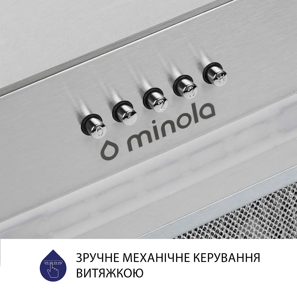 Витяжка вбудована MINOLA HBI 5623 I 1000 LED - фото 6