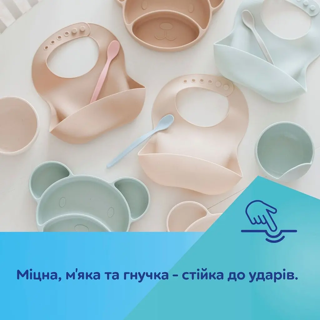 Мисочка на присосці Canpol babies бірюзовий 330 мл (51/400_tur) - фото 10