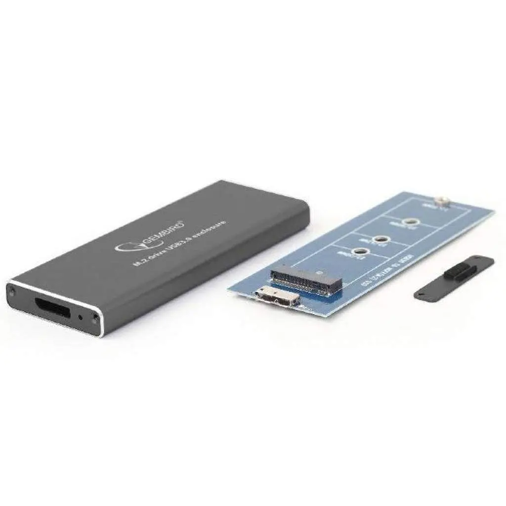 Внешний карман Gembird M.2 (NGFF), USB3.0, черный (EE2280-U3C-01) - фото 3