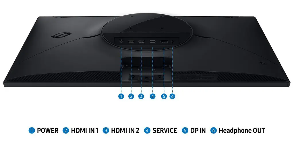 Монітор Samsung 27" Odyssey G5 27FG532E 2*HDMI DP IPS 2560x1440 240Hz 0.3ms teh0014205 - фото 3