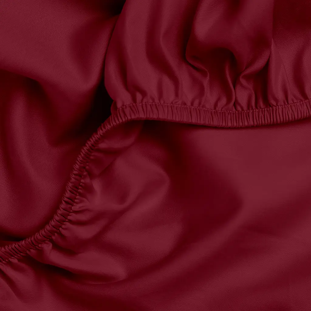 Простирадло сатин на резинці для коляски та люльки Cosas Merlot 40х80х5 см (81Satin_Merlot_FittedStroller_40х80) - фото 2