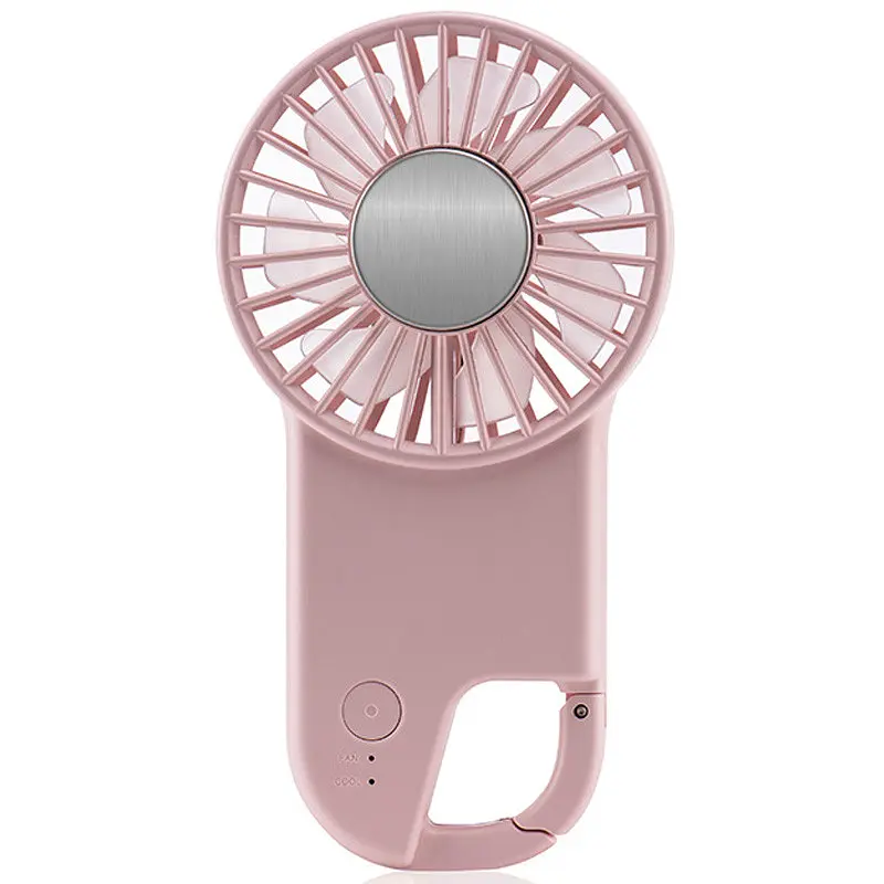 Портативний вентилятор SQT-BF2 з карабіном 1800mAh Pink Epik teh0029491 - фото 2