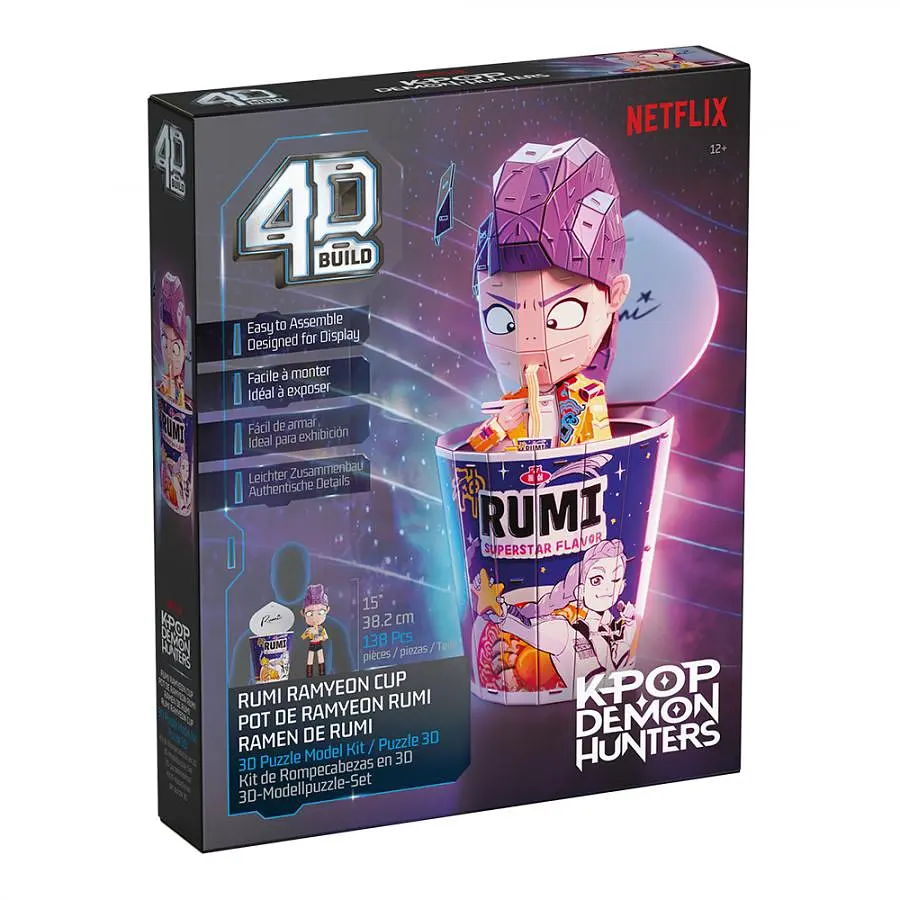 Пазл для створення 3D-моделі Spin Master Кейпоп-мисливиці на демонів: стакан рамену Румі 138 деталей (SM47184/6077588)