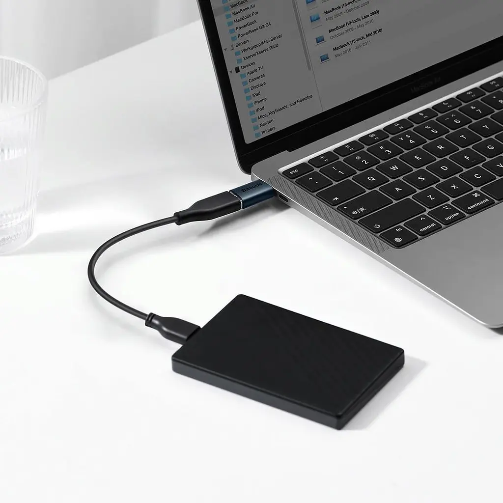 Перехідник Baseus Ingenuity Series Mini OTG Adaptor Type-C to USB-A 3.1 Blue (ZJJQ000003) - фото 3