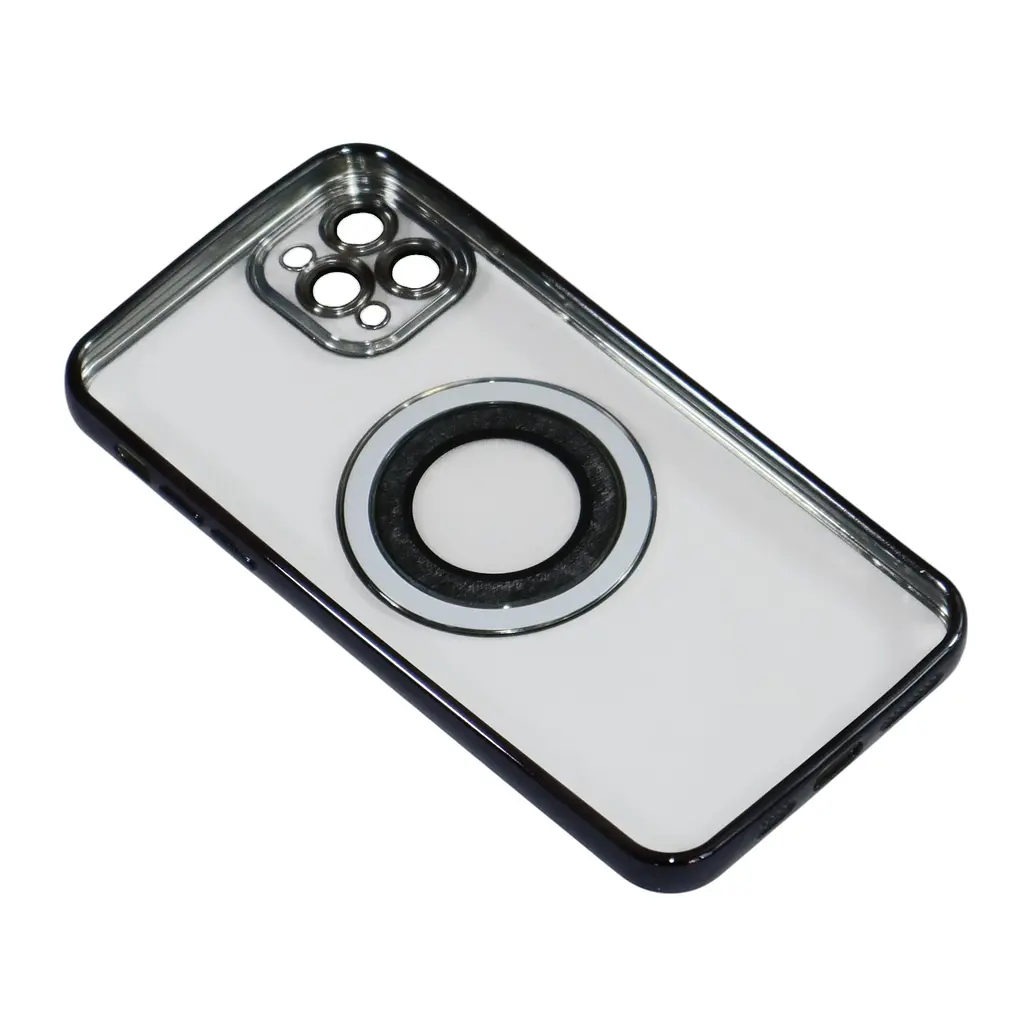 Магнитный чехол XON PhoneCase Magnetic для iPhone 11 Pro Max (PCMC1111400B 8000) Черный/Прозрачный - фото 2