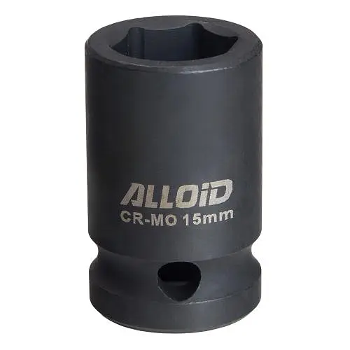 Торцева головка ударна 1/2"DR, 15 мм. Alloid. GU-50115