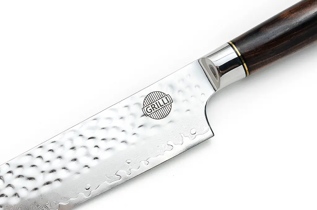 Профессиональный нож из дамасской стали Santoku 18 см GRILLI (88871) - фото 4