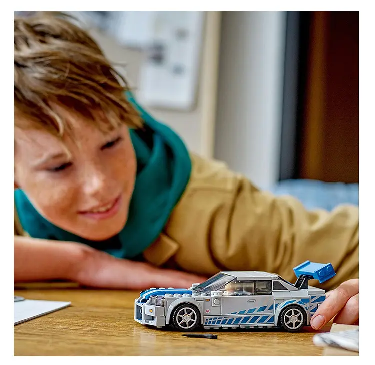 Конструктор LEGO Speed Champions «Подвійний форсаж» Nissan Skyline GT-R (R34), 319 деталей (76917) - фото 8