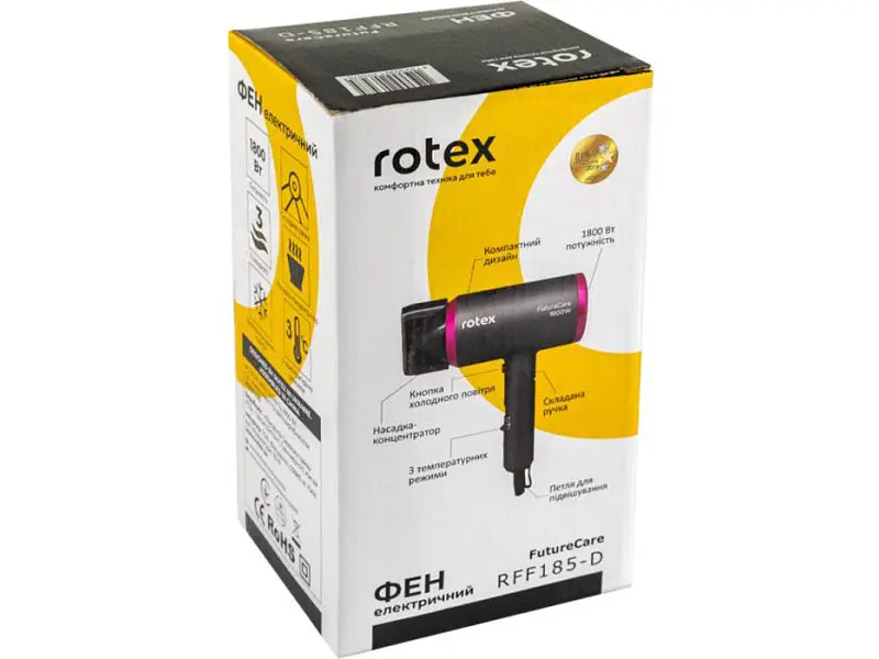 Фен Rotex FutureCare RFF185-D - фото 4