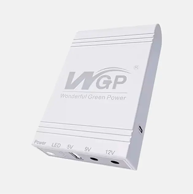Источник бесперебойного питания мини UPS WGP емкость 38.48wH 10400mAh (Белый) - фото 2