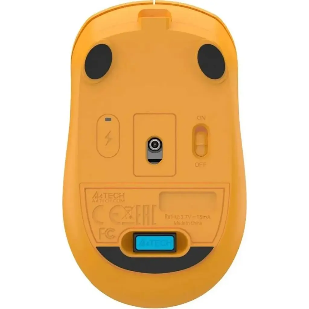 Мышь A4Tech FG15CS Air2 Yellow [161489] - фото 8