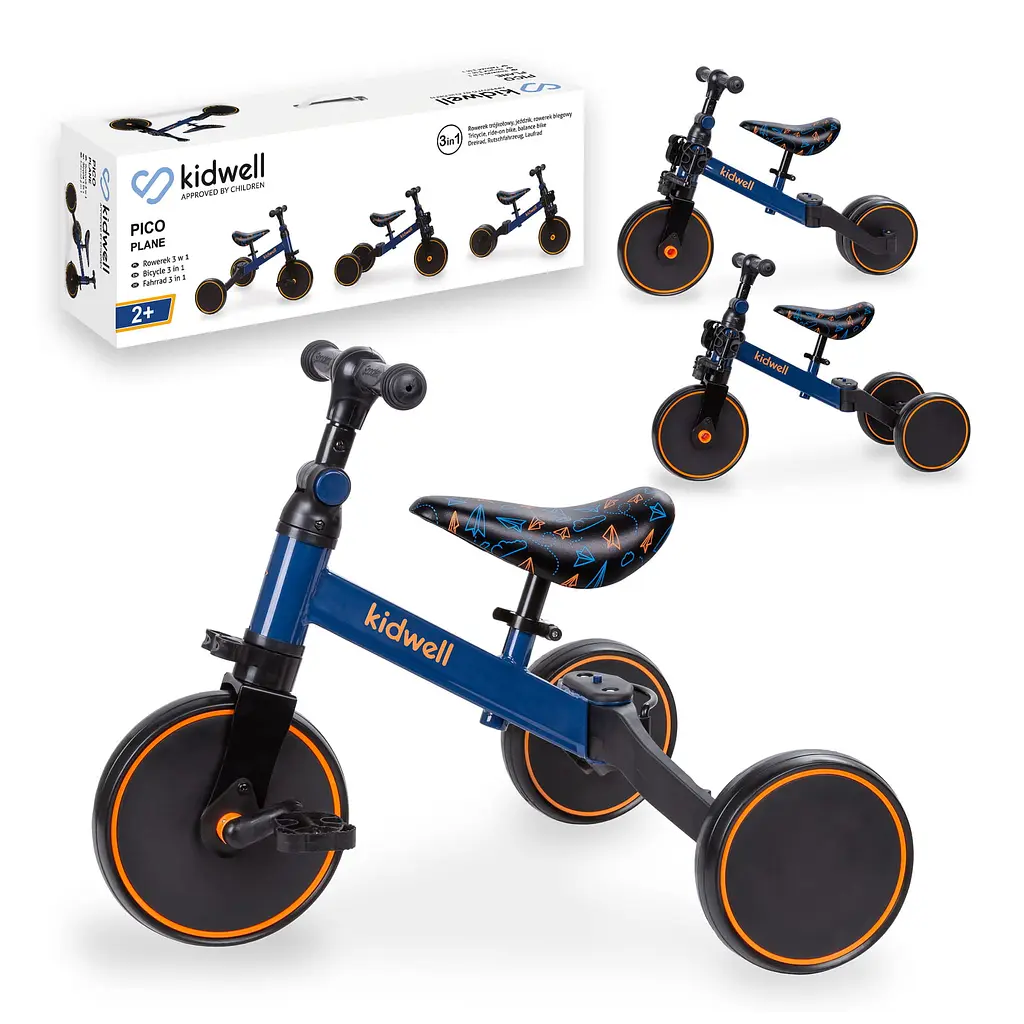 Дитячий велосипед Kidwell Pico 3 в 1 plane (5901130090) - фото 4