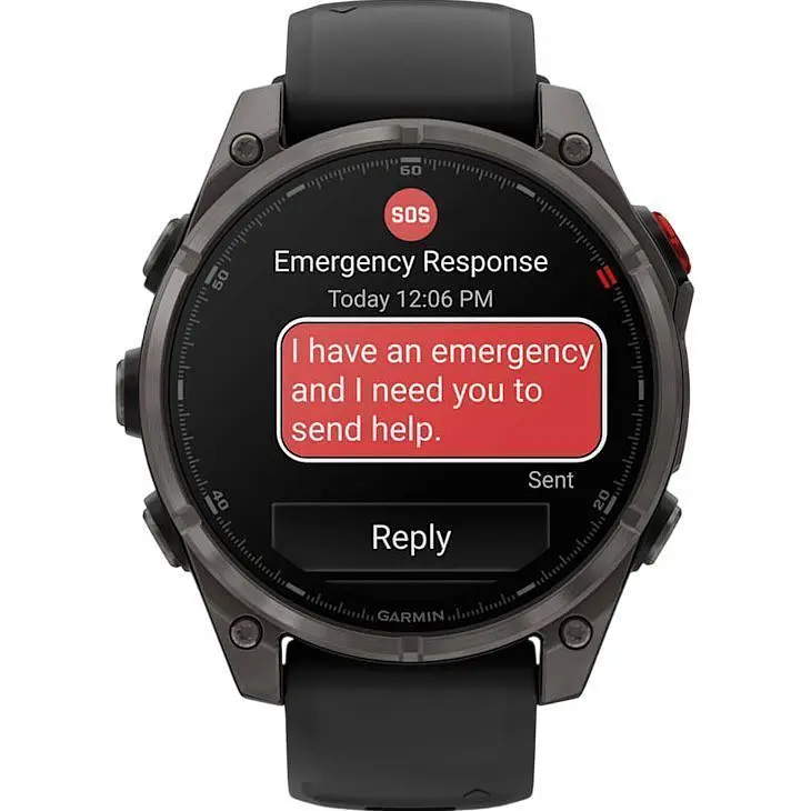 Смарт-годинник Garmin Fenix 8 Pro AMOLED Sapphire 47mm Carbon Gray DLC Titanium with Black/Pebble Gray Silicone Band (010-03198-01) [145042] - фото 3