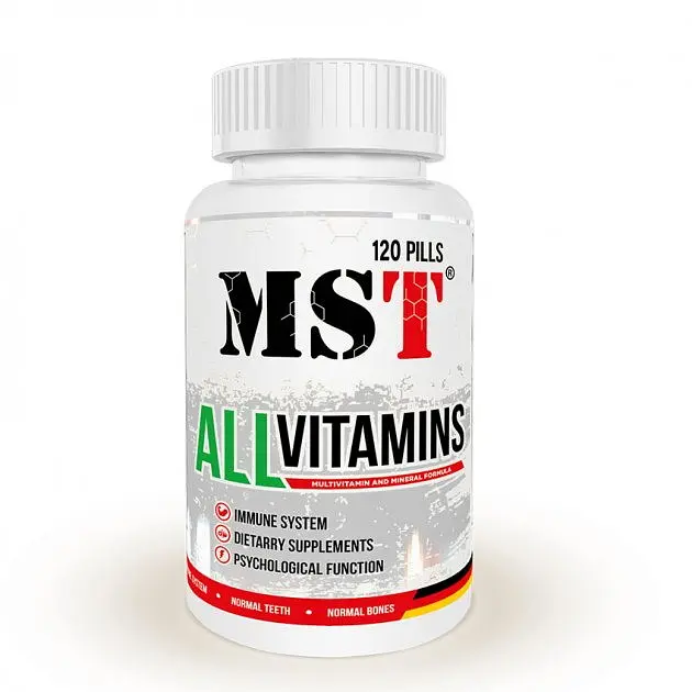 Амінокислота AllVitamins, 120 таблеток MST vit0003984