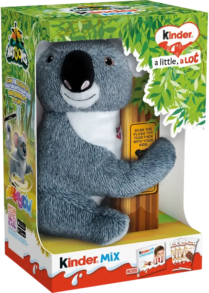 Набір солодощів Kinder Mix Natoons Plush 144 г