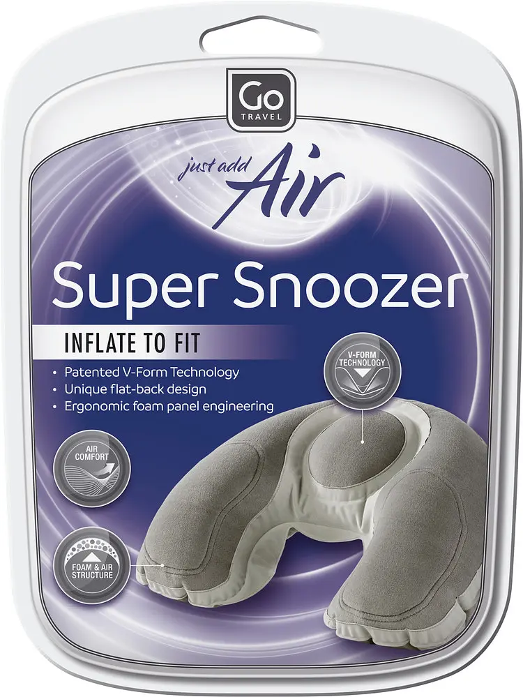 Надувна дорожня подушка Go Travel SUPER SNOOZER (1084-02) - фото 2