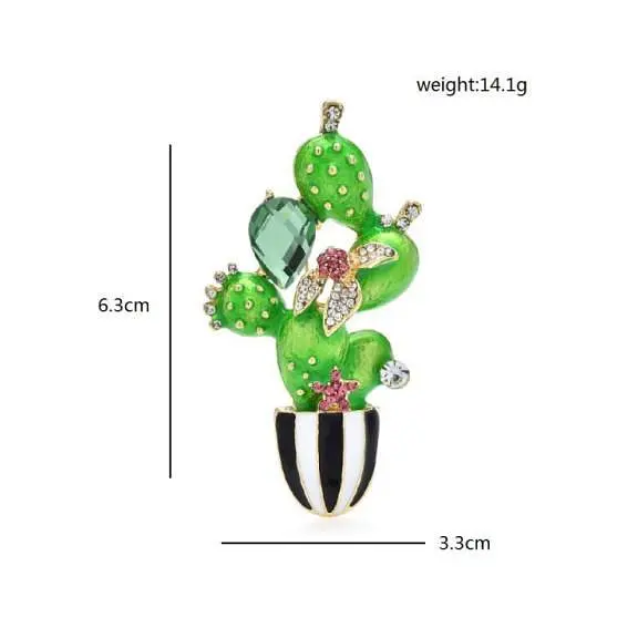 Брошь Кактус - фото 2