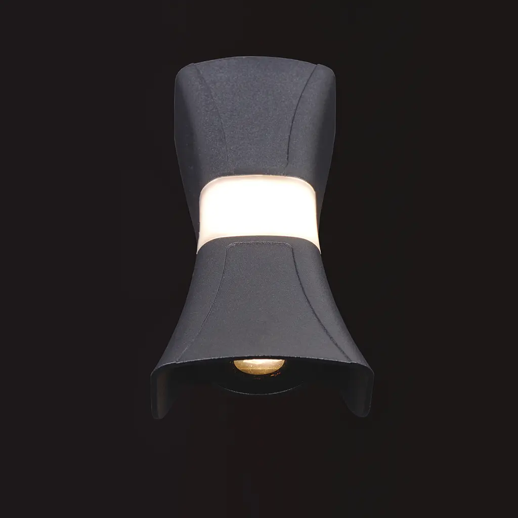 Светильник Brille фасадный LED 7W IP54 Black WW (AL-613/2) - фото 5