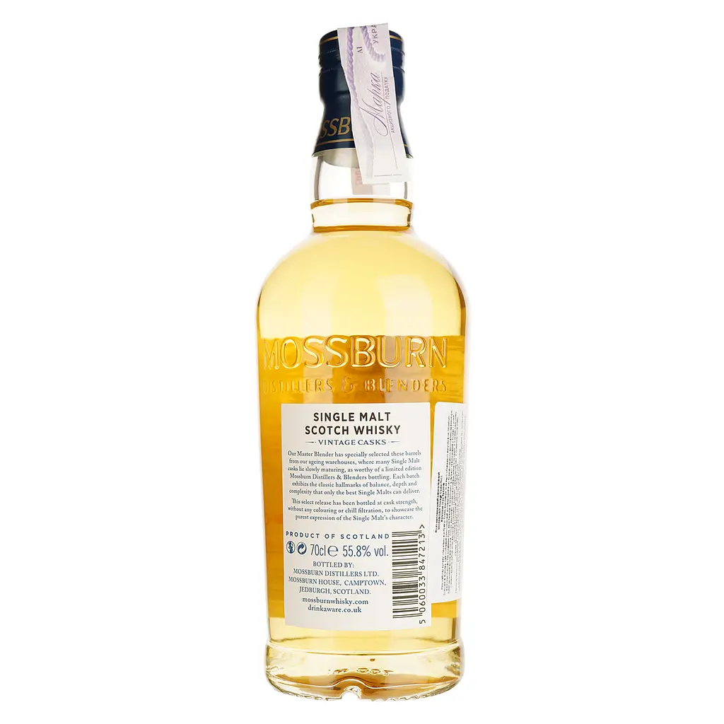 Виски Mossburn Vintage Casks No11 Benrinnes 11 лет, 55,8%, 0,7 л - фото 3