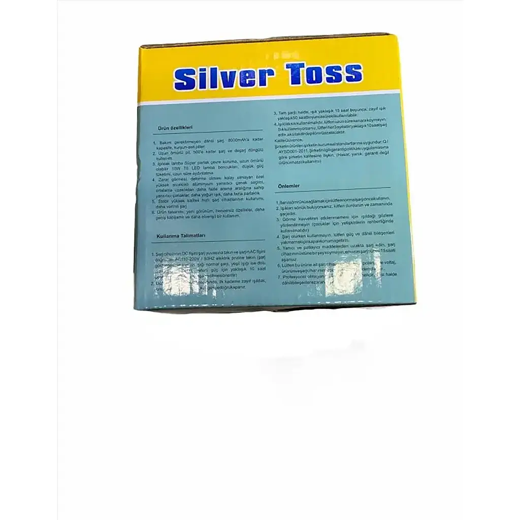 Аккумуляторный светодиодный переносной фонарь-прожектор Silver Toss ST-2222 с ручкой 10 Вт Красный 88233 - фото 6