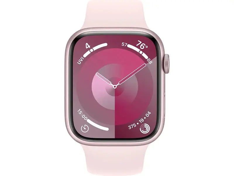 Смарт-годинник Apple Watch Series 9 GPS + Cellular 45mm Pink Aluminum Case w. Light Pink Sport Band - M/L (MRML3) - фото 2