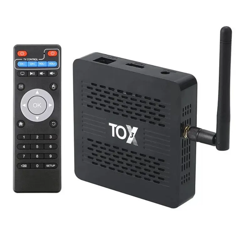 Смарт ТВ приставка TOX 3 Android SmartTV Box 4/32Gb 4K AV1 - фото 3