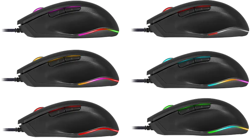 Комп'ютерна миша Defender Wolverine GM-700L RGB 7 кнопок 12800 dpi 52700 teh0022111 - фото 8