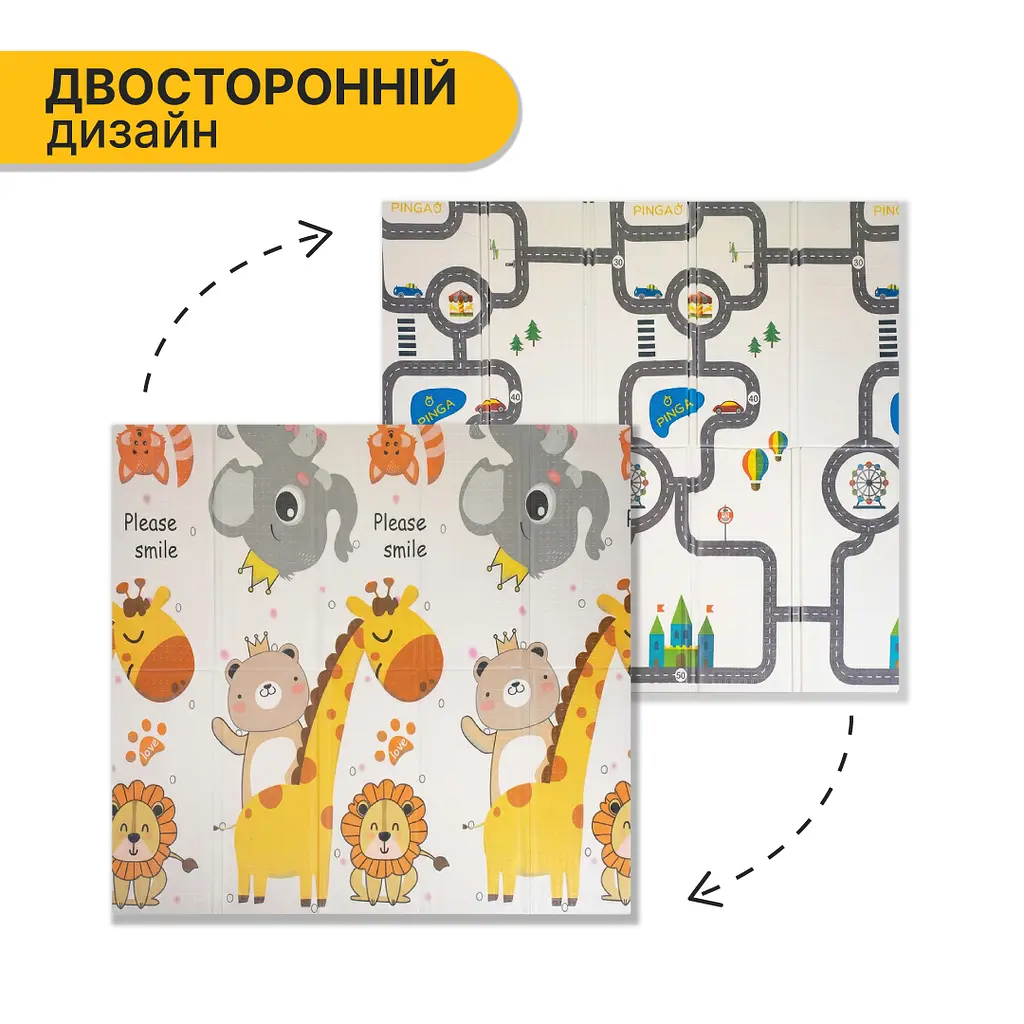 Дитячий ігровий килимок LEOBRO 150 x 180 x 1 см (LB-1019) - фото 4
