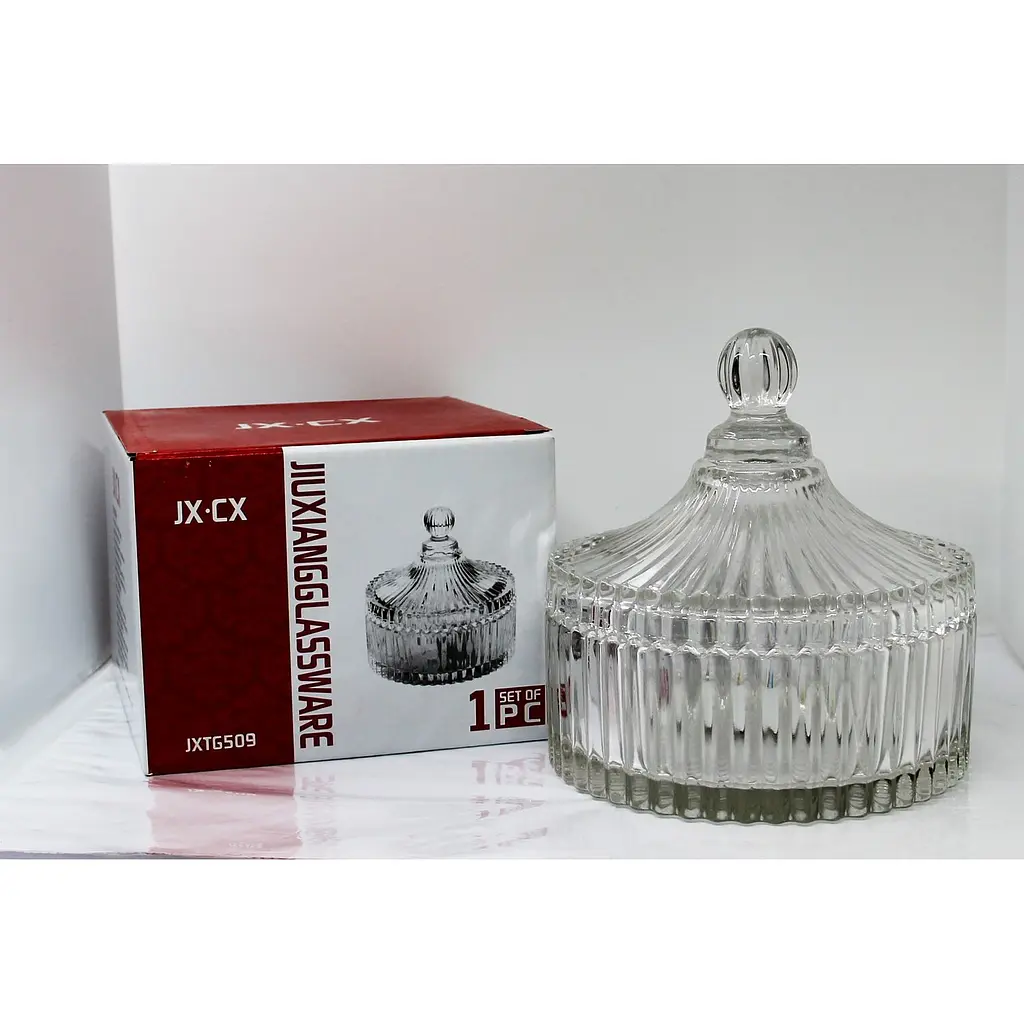 Сахарница стеклянная Crystal Tagine с крышкой 15х16 см (83000509_TG509) - фото 2