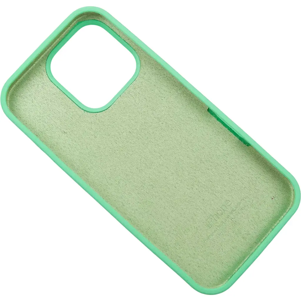 Чохол Silicone Case для Apple iPhone 16 Pro Max Spearmint АА [114927] - фото 3