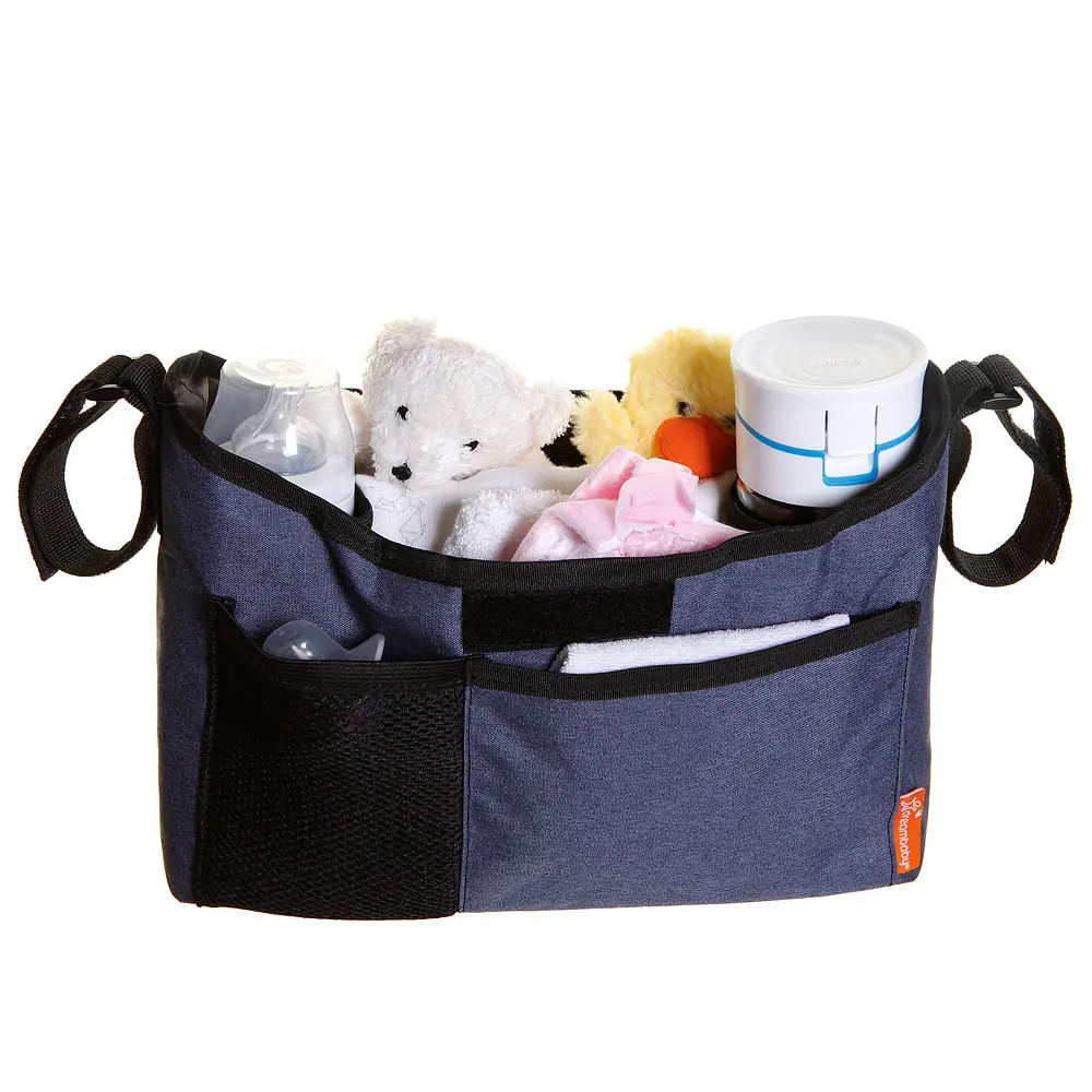 Сумка-органайзер на коляску DreamBaby On-The-Go Blue Denim, синя (F2256) - фото 3