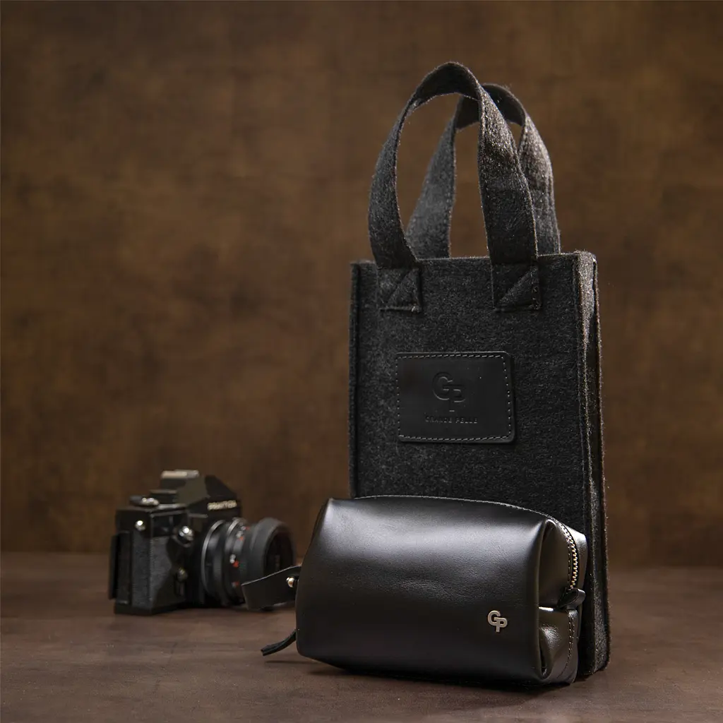 Чоловіча шкіряна косметичка GRANDE PELLE 17х10.5х7 см acs0018586 - фото 8