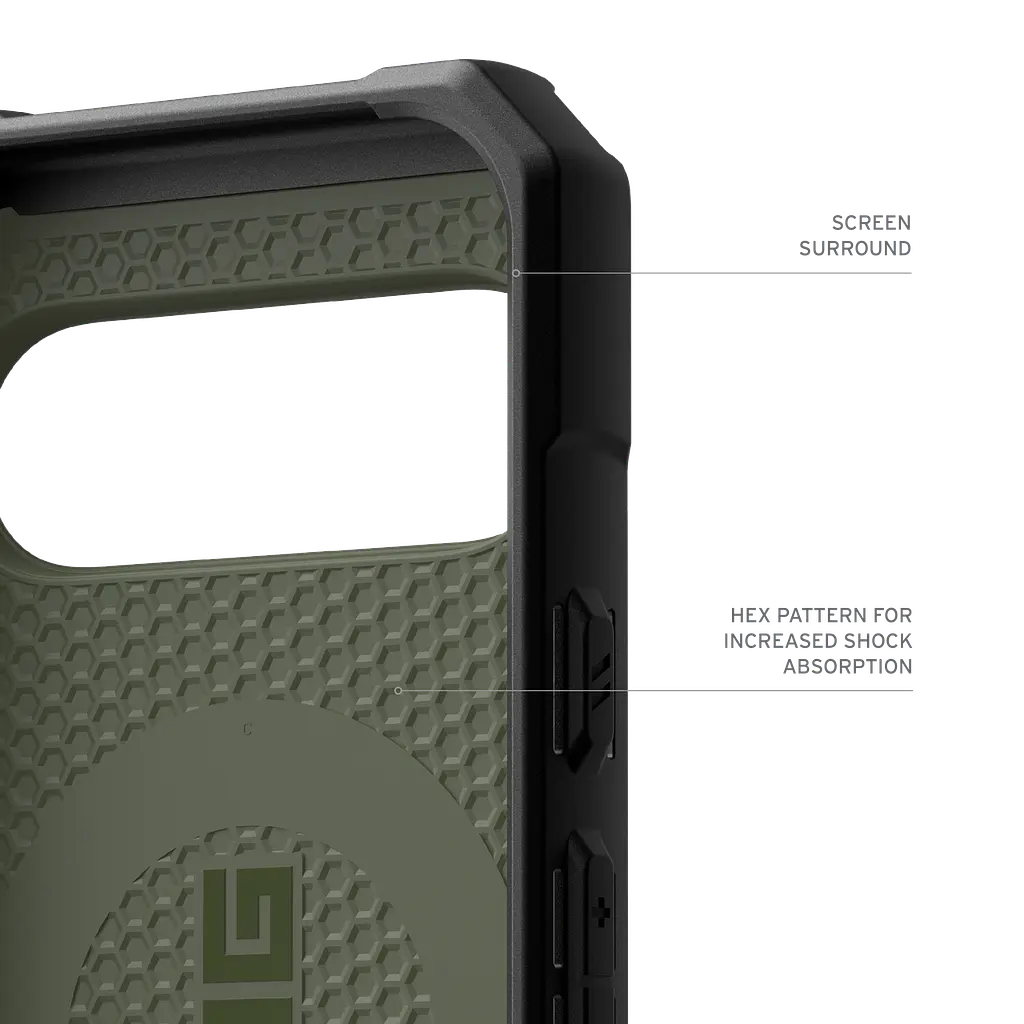 Чохол протиударний для Google Pixel 9/9 Pro UAG Pathfinder Olive 614454117272 - фото 6