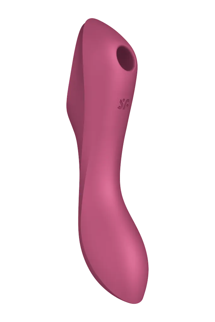 Вібратор Satisfyer Curvy Trinity 3 Вакуумний та стимулятор для точки G, 17.5х5.3 см червоний - фото 6