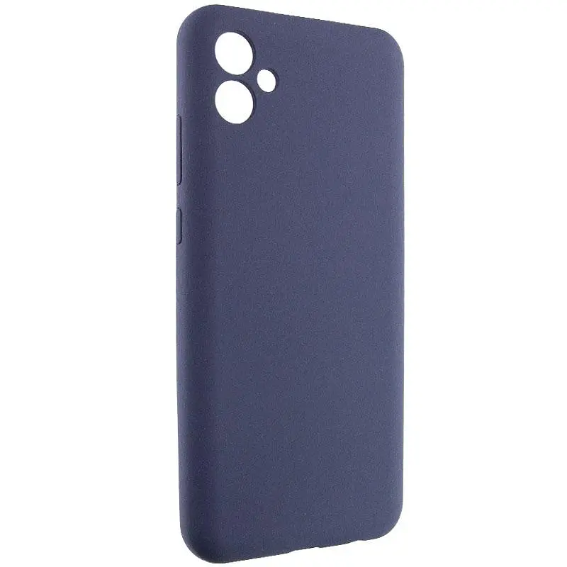Чохол Silicone Cover Lakshmi Full Camera (AAA) для Samsung Galaxy A07 Темно-синій / Midnight blue - фото 2