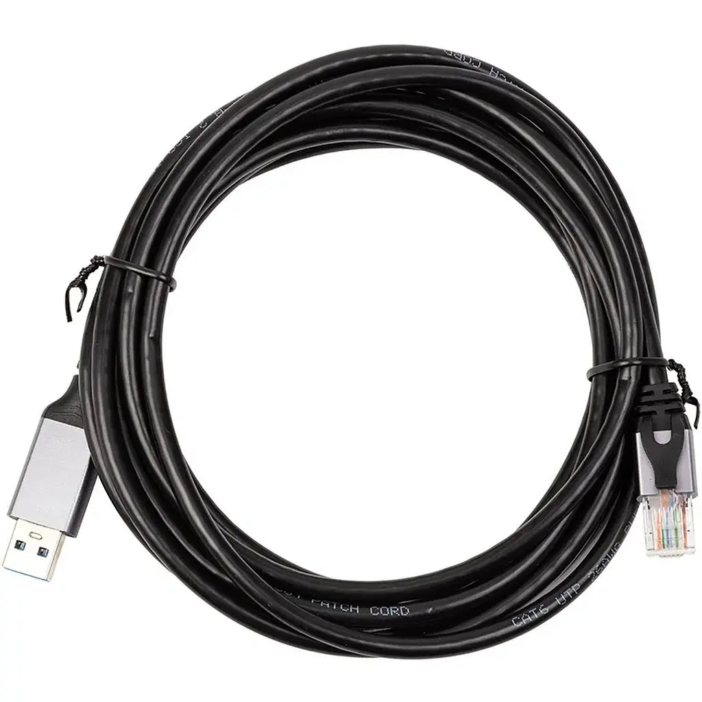 Кабель PowerPlant CAT6 UTP, USB3.0 Type-A - RJ45 3 м