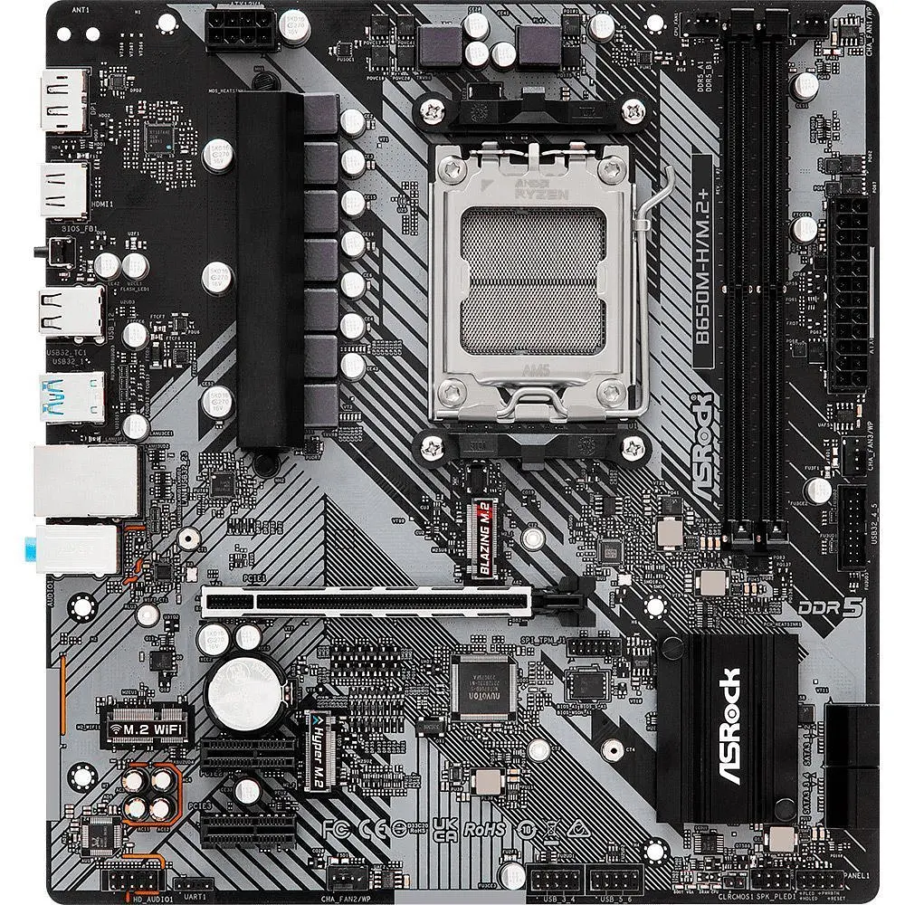Материнська плата ASRock B650M-H/M.2+ [140028] - фото 3