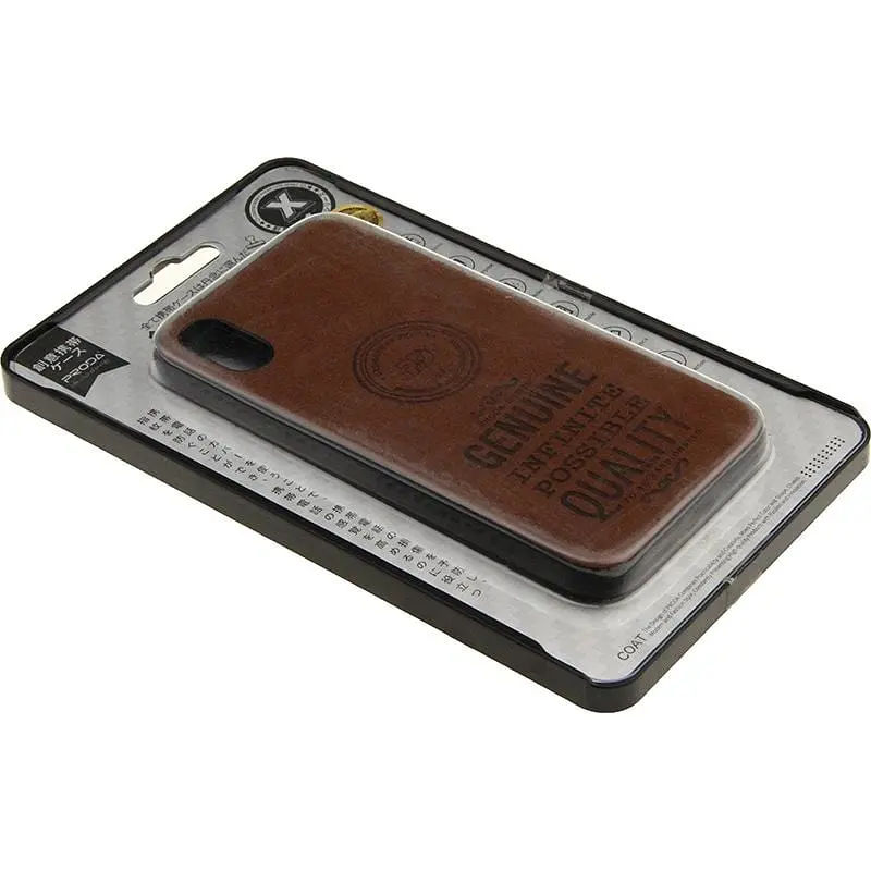 Чохол-накладка Remax Visa Series Apple iPhone X Brown - фото 2