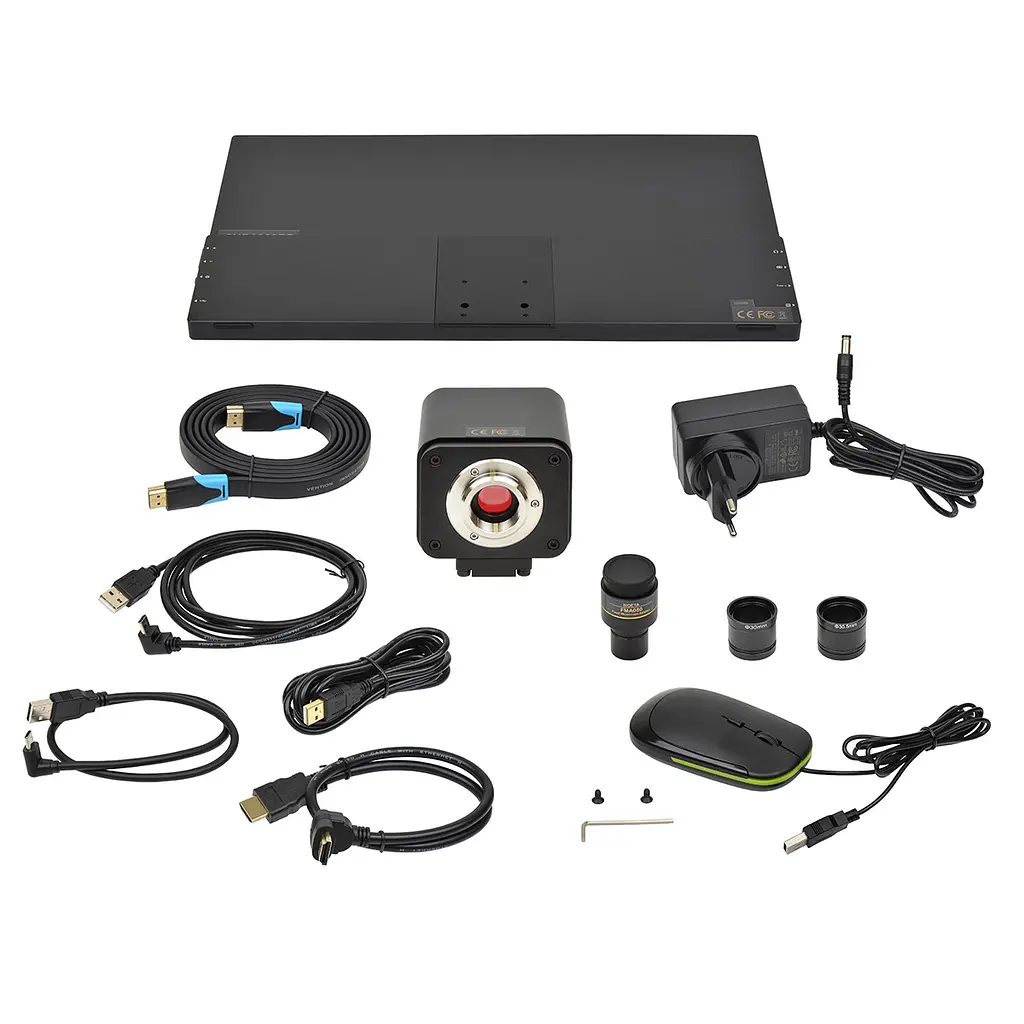 Камера для мікроскопа SIGETA MCAM4K-PRO + екран Displayer HD Touch 13.3" HDMI (65523) - фото 3