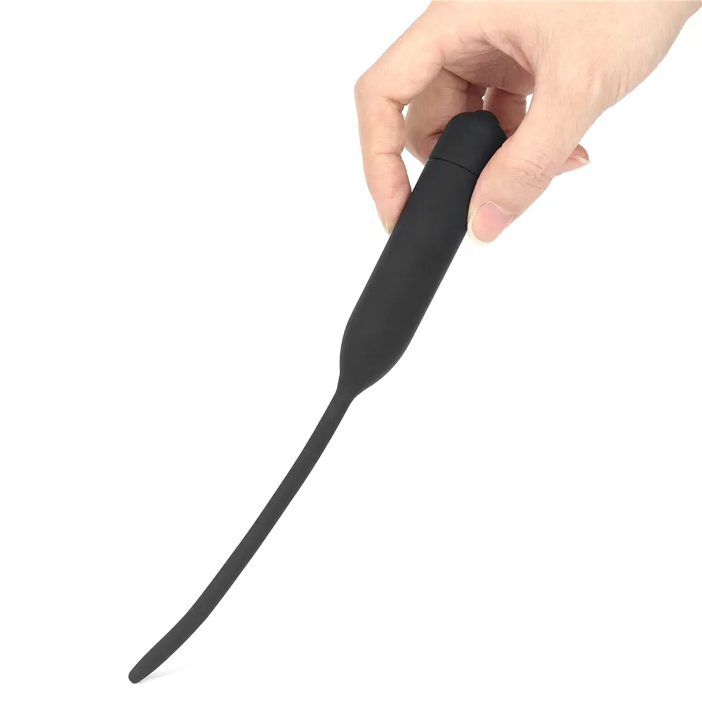 Стимулятор уретри - Anal Indulgence Collection Silicone Vibrating Urethral Dilator - фото 10