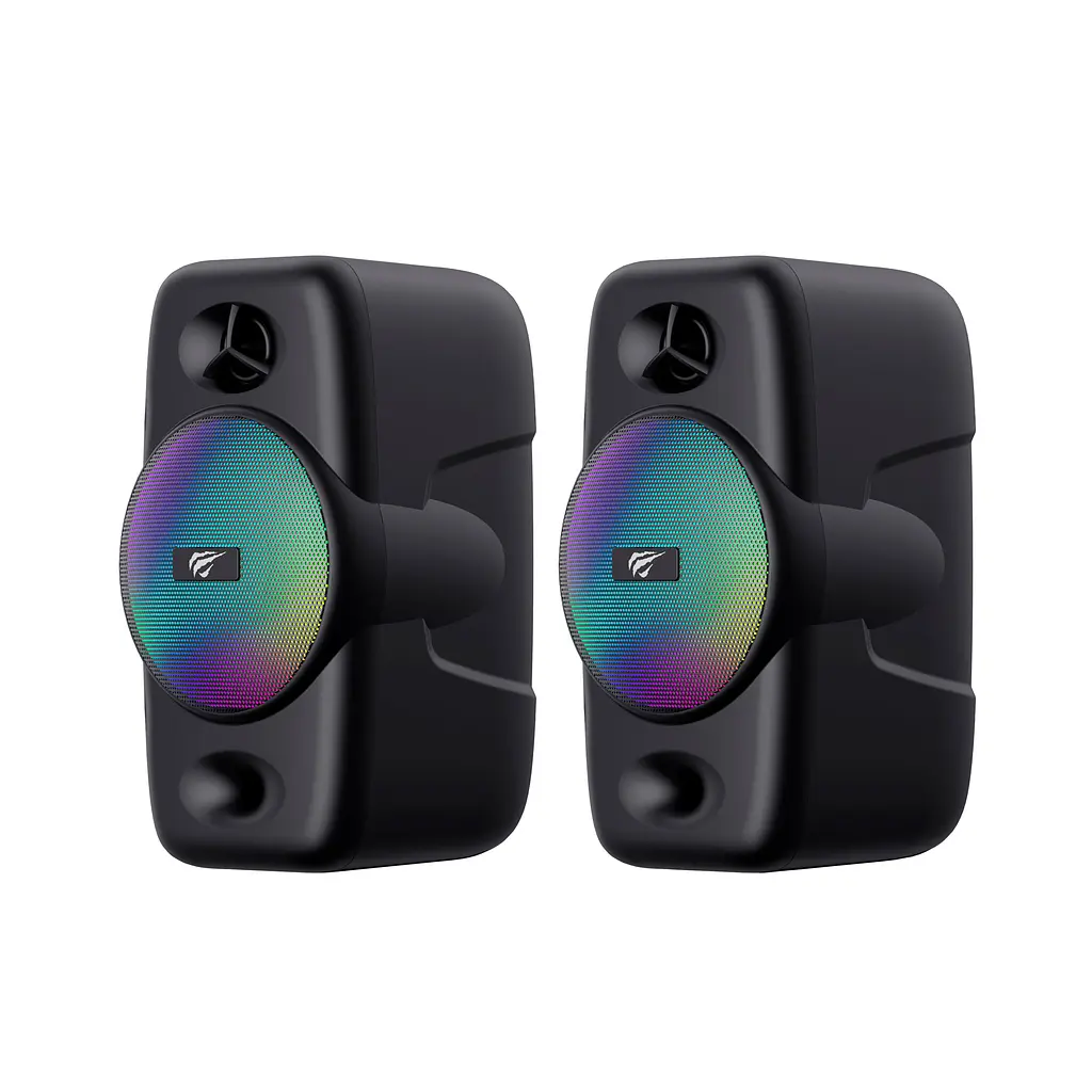 Стерео колонки ігрові HAVIT HV-SK213 USB RGB Black HAVIT (27843-000) - фото 3
