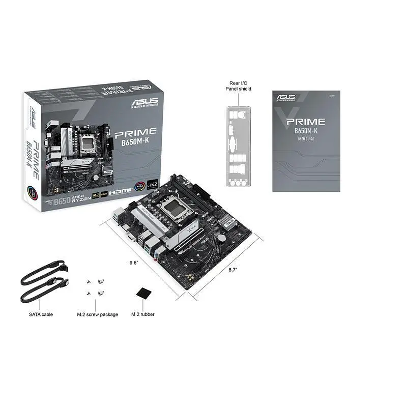 Материнська плата Asus Prime B650M-K Socket AM5 - фото 7
