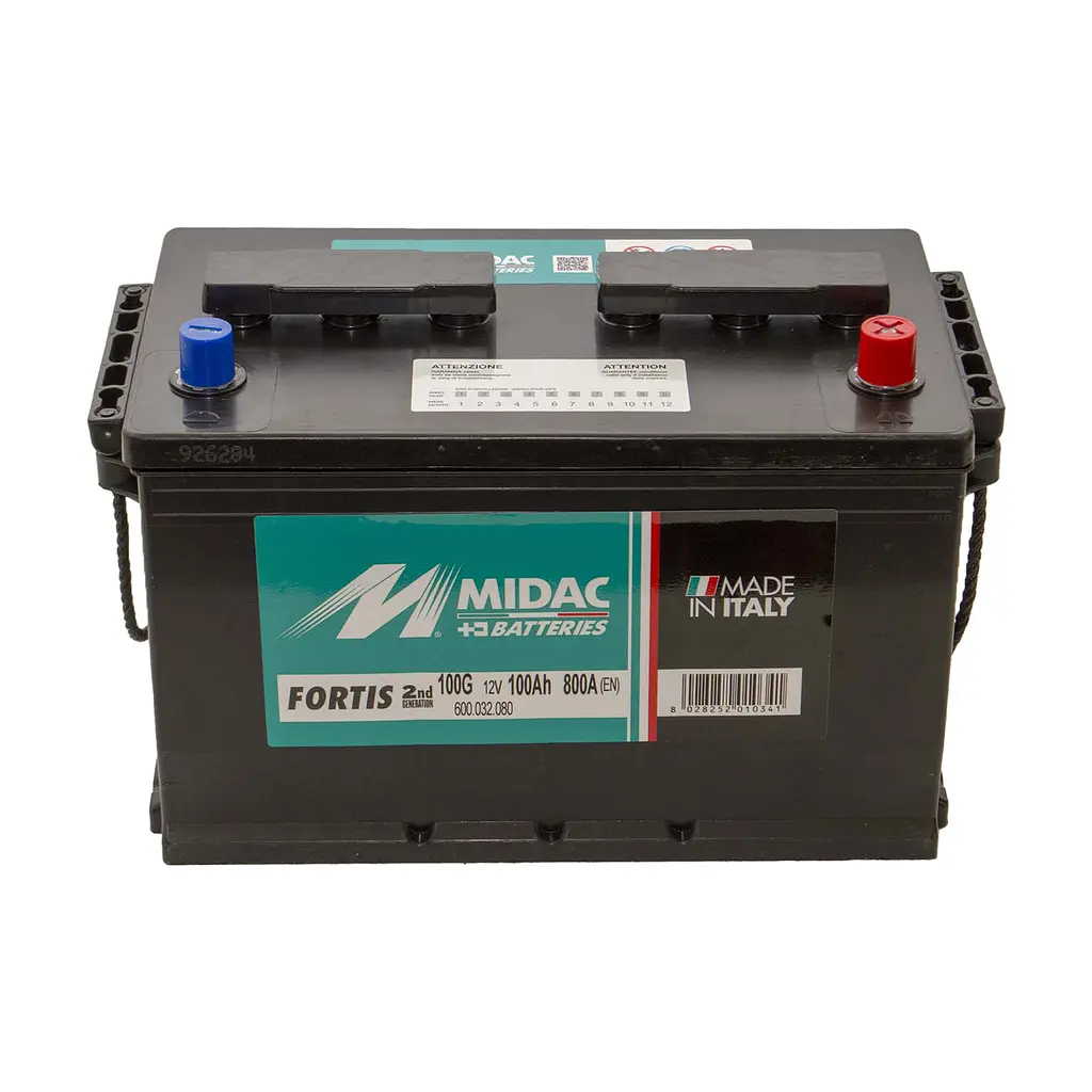 Акумулятор 6СТ-100A MIDAC FORTIS Asia, 12V, 100Ah (-/+) Євро, EN800А - фото 2