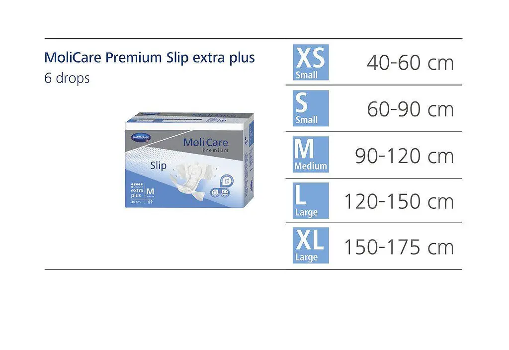 Підгузки для дорослих Slip extra plus S 10шт/уп. MoliCare med0001363 - фото 3