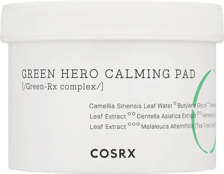 Заспокійливі пілінг-диски для обличчя 70 шт Cosrx One Step Green Hero Calming Pad